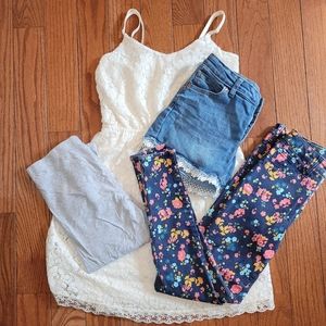 Lot of 4 Pieces of Girls Clothes size 10-12